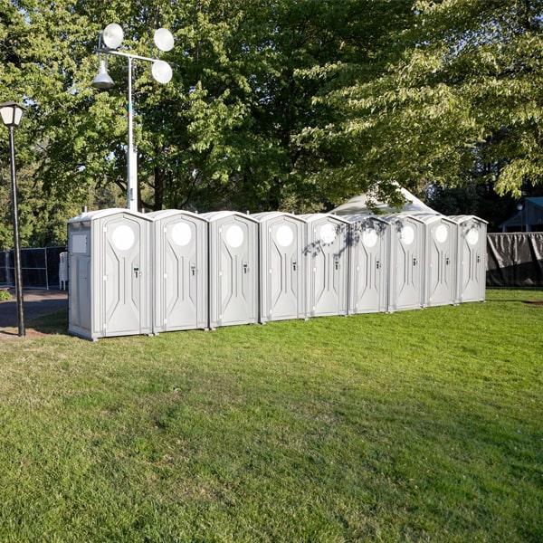 the number of special event porta potties needed depends on the size and type of event, but our team can help determine the appropriate number based on attendance and duration